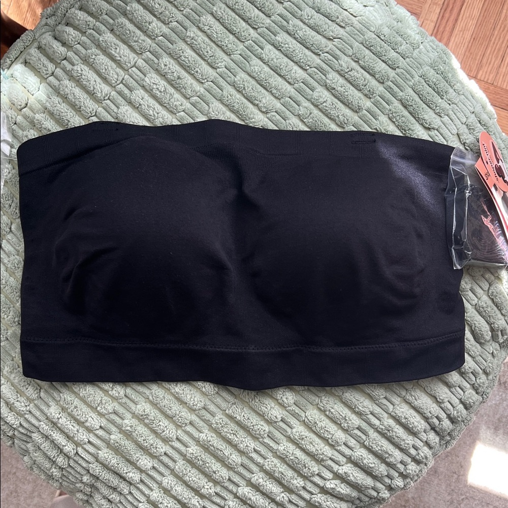 Shapermint Black Bandeau Bra